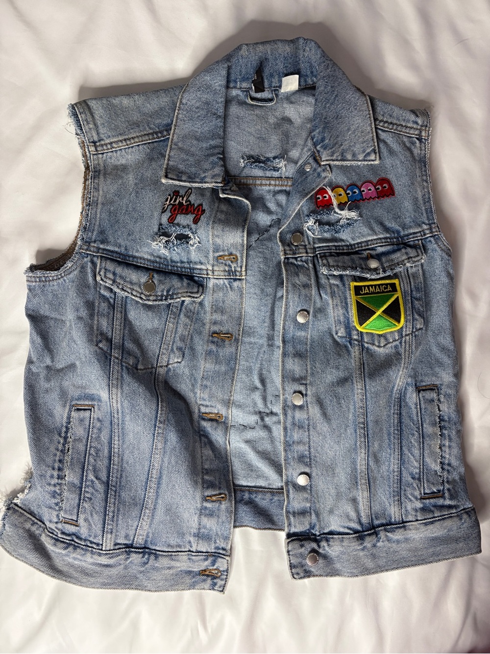 Divided jacket redesign to a vest